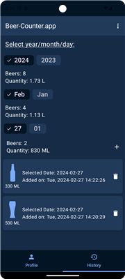 Beer Counter Screenshot3